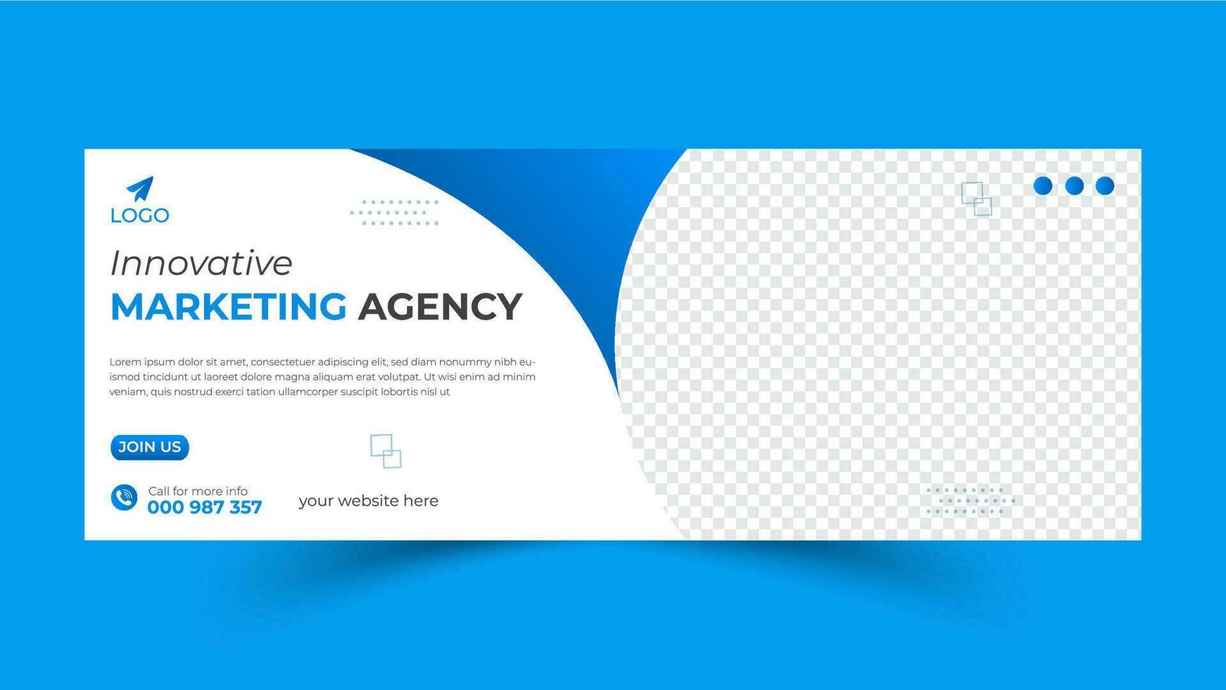 Modern professional corporate timeline cover design vector template