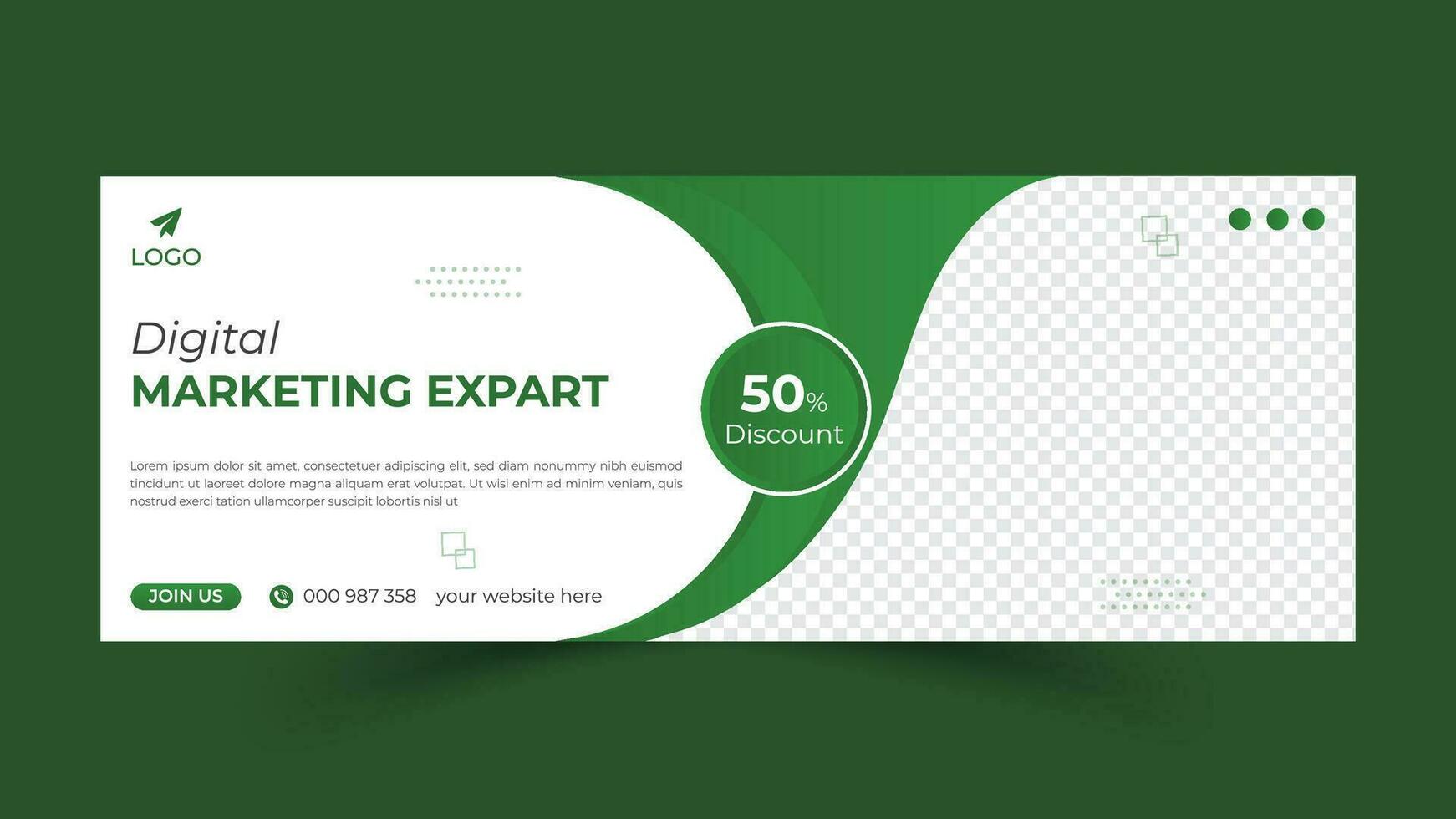 Modern professional corporate timeline cover design vector template