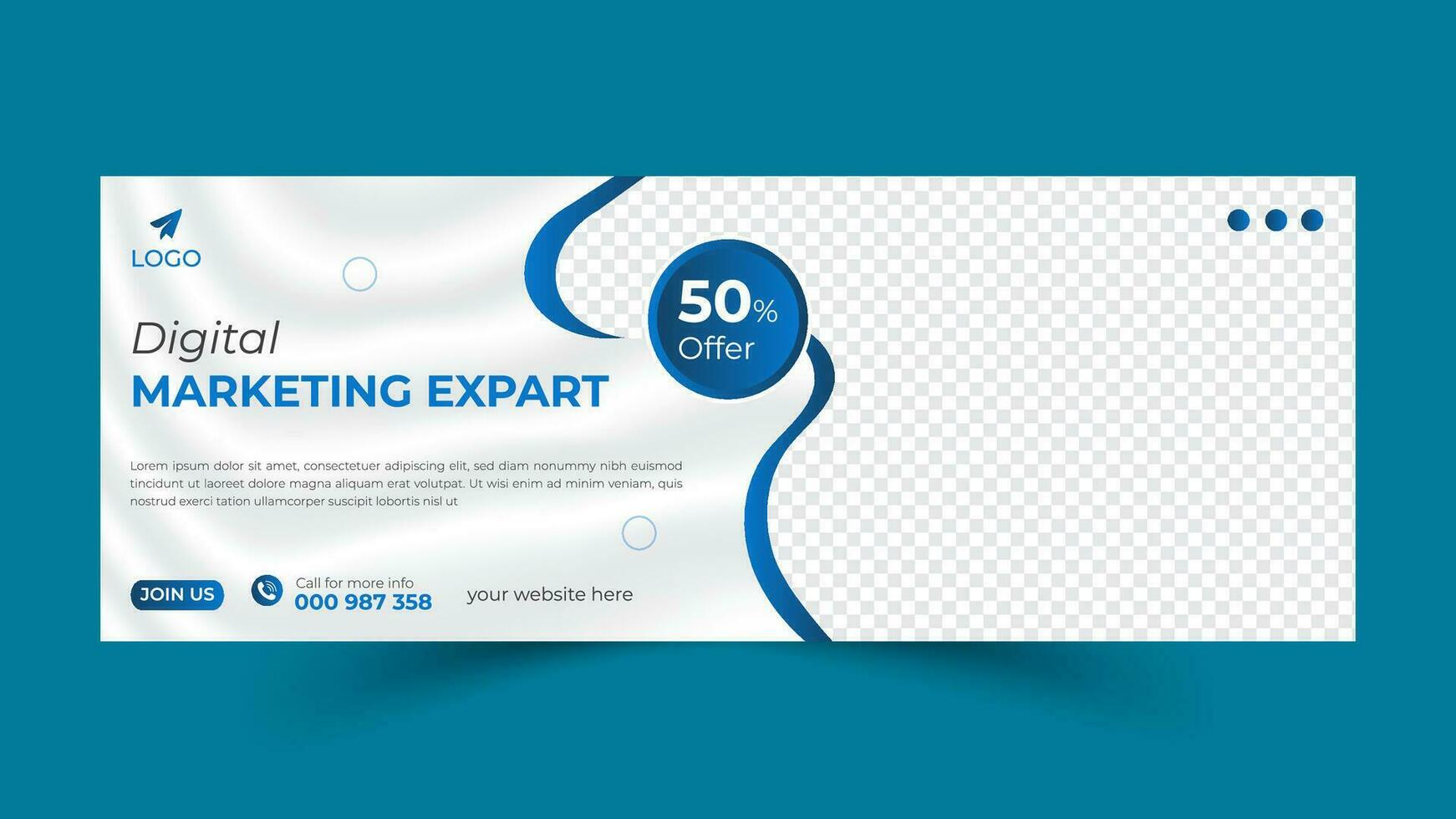 Modern professional corporate timeline cover design vector template
