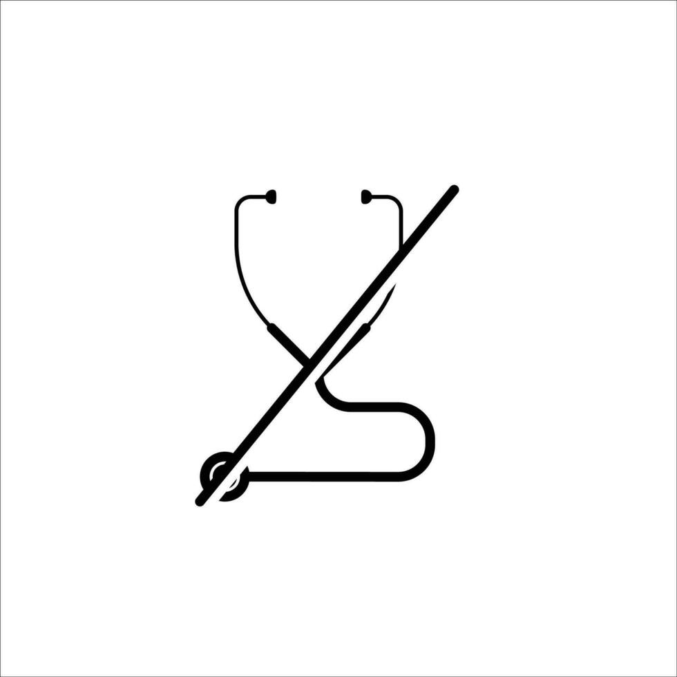 Stethoscope icon vector