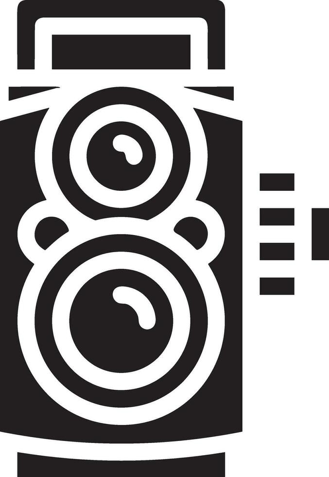 Camera photography icon symbol vector image. Illustration of multimedia photographic lens graphic design image