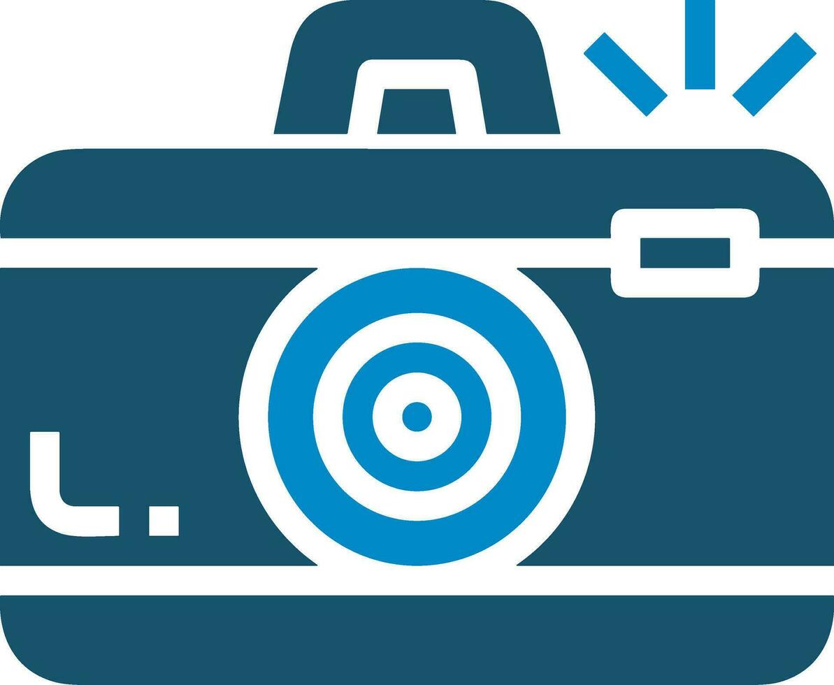 Camera photography icon symbol vector image. Illustration of multimedia photographic lens graphic design image