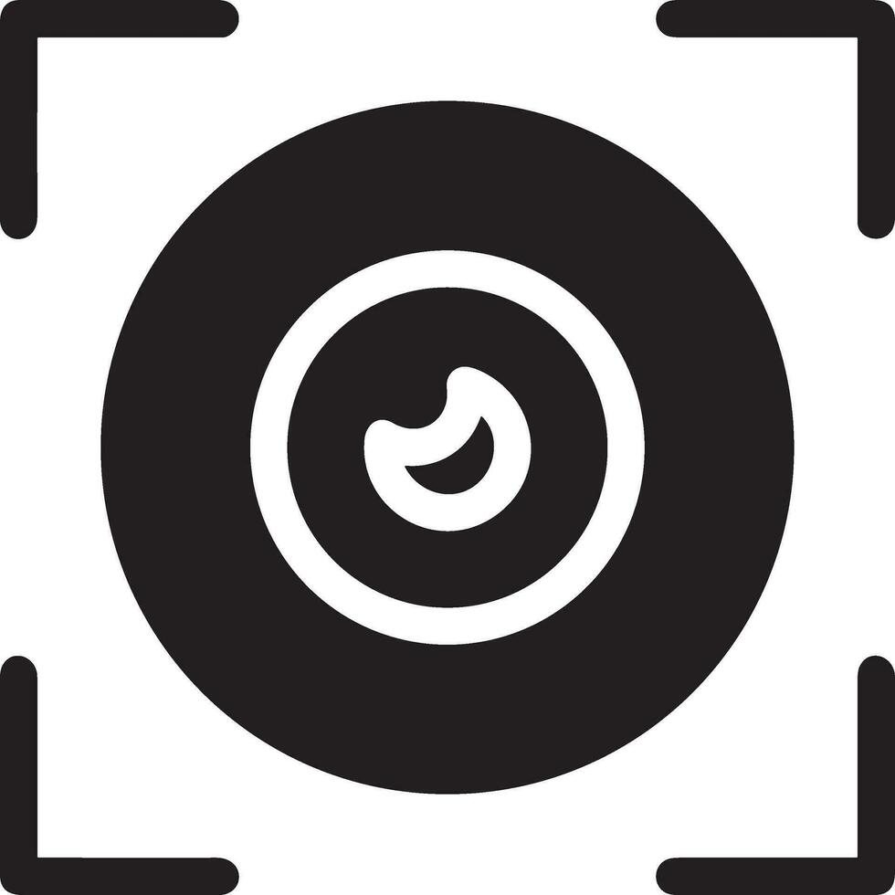 Camera photography icon symbol vector image. Illustration of multimedia photographic lens graphic design image