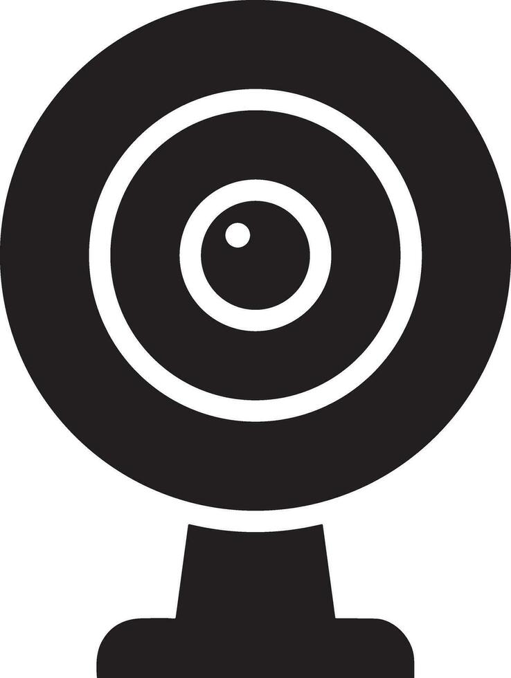 Camera photography icon symbol vector image. Illustration of multimedia photographic lens graphic design image