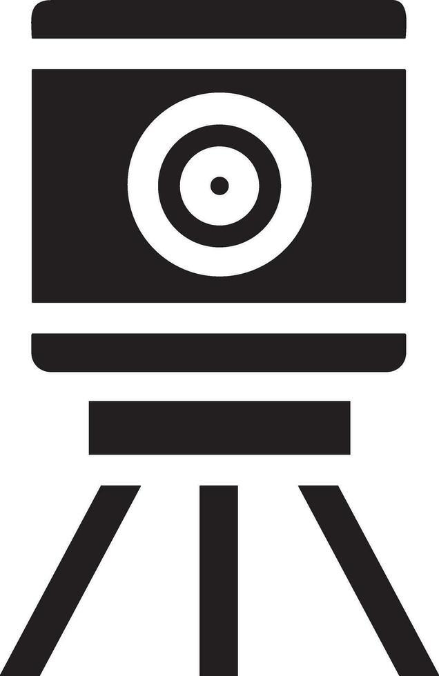 Camera photography icon symbol vector image. Illustration of multimedia photographic lens graphic design image