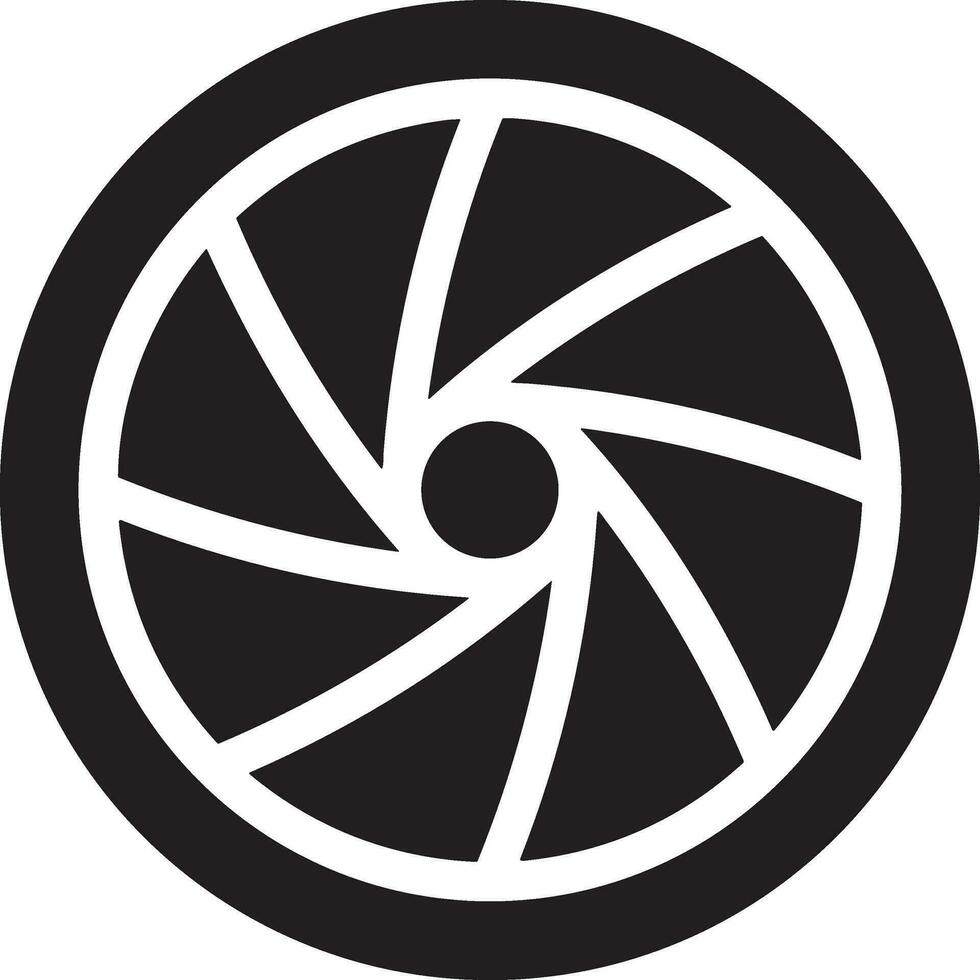 Camera photography icon symbol vector image. Illustration of multimedia photographic lens graphic design image