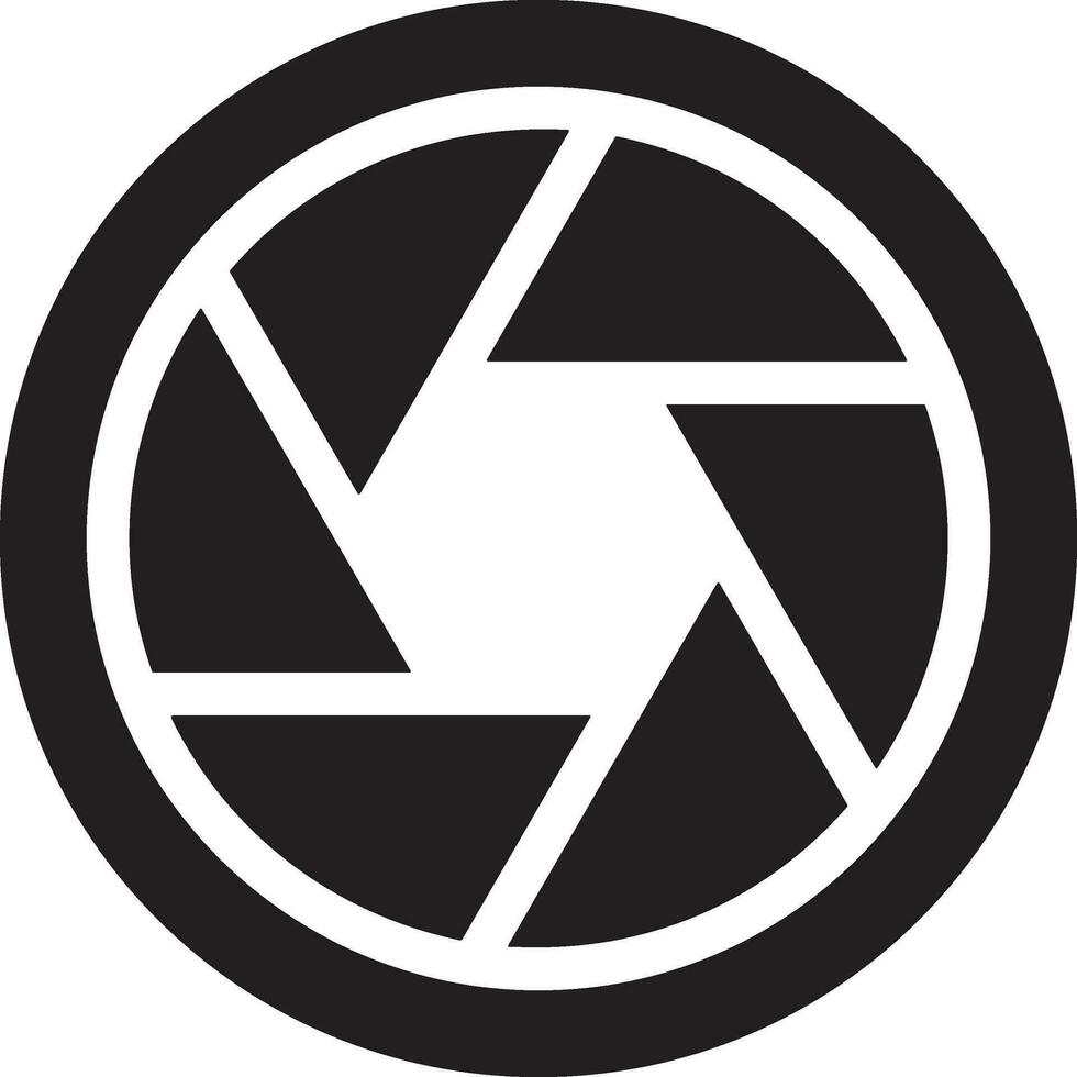 Camera photography icon symbol vector image. Illustration of multimedia photographic lens graphic design image