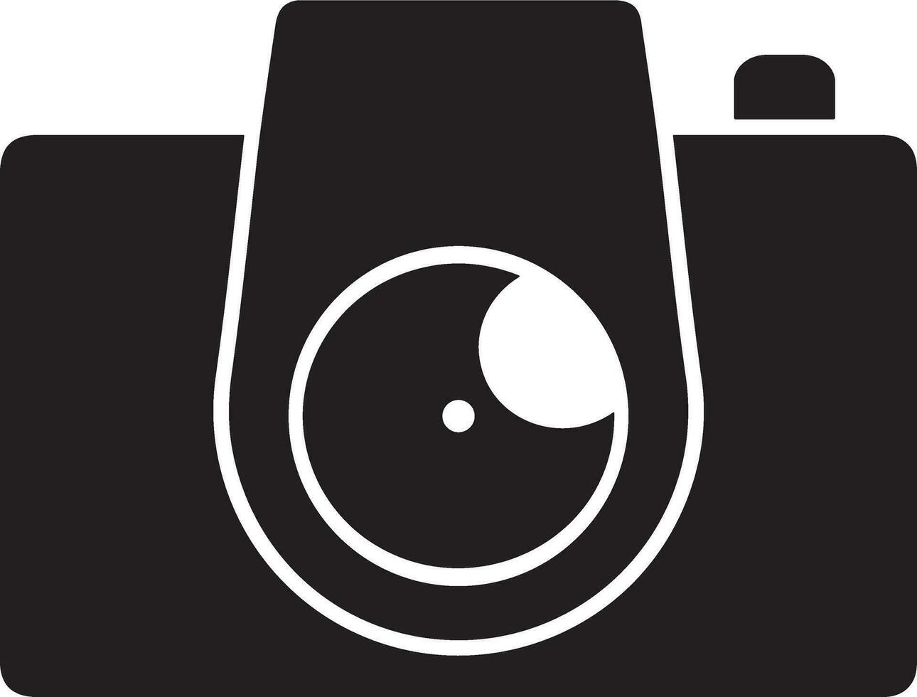 Camera photography icon symbol vector image. Illustration of multimedia photographic lens graphic design image