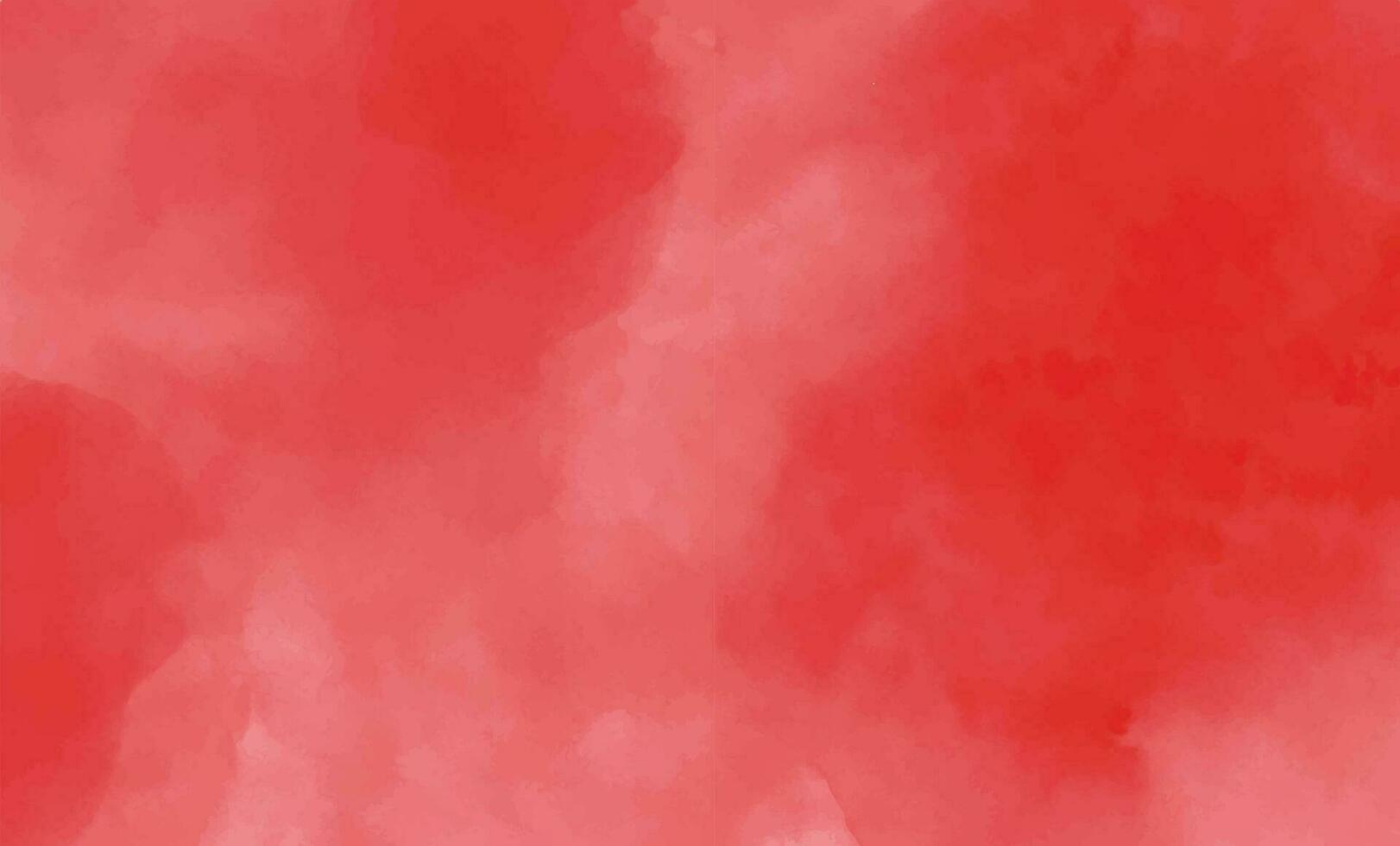 Red watercolor stain background vector