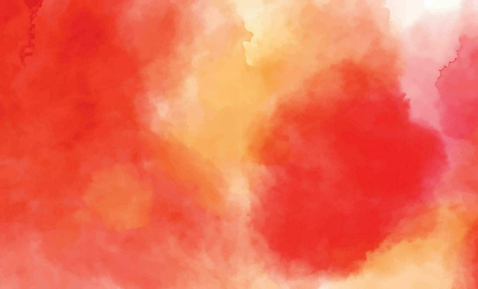 Red watercolor stain background vector