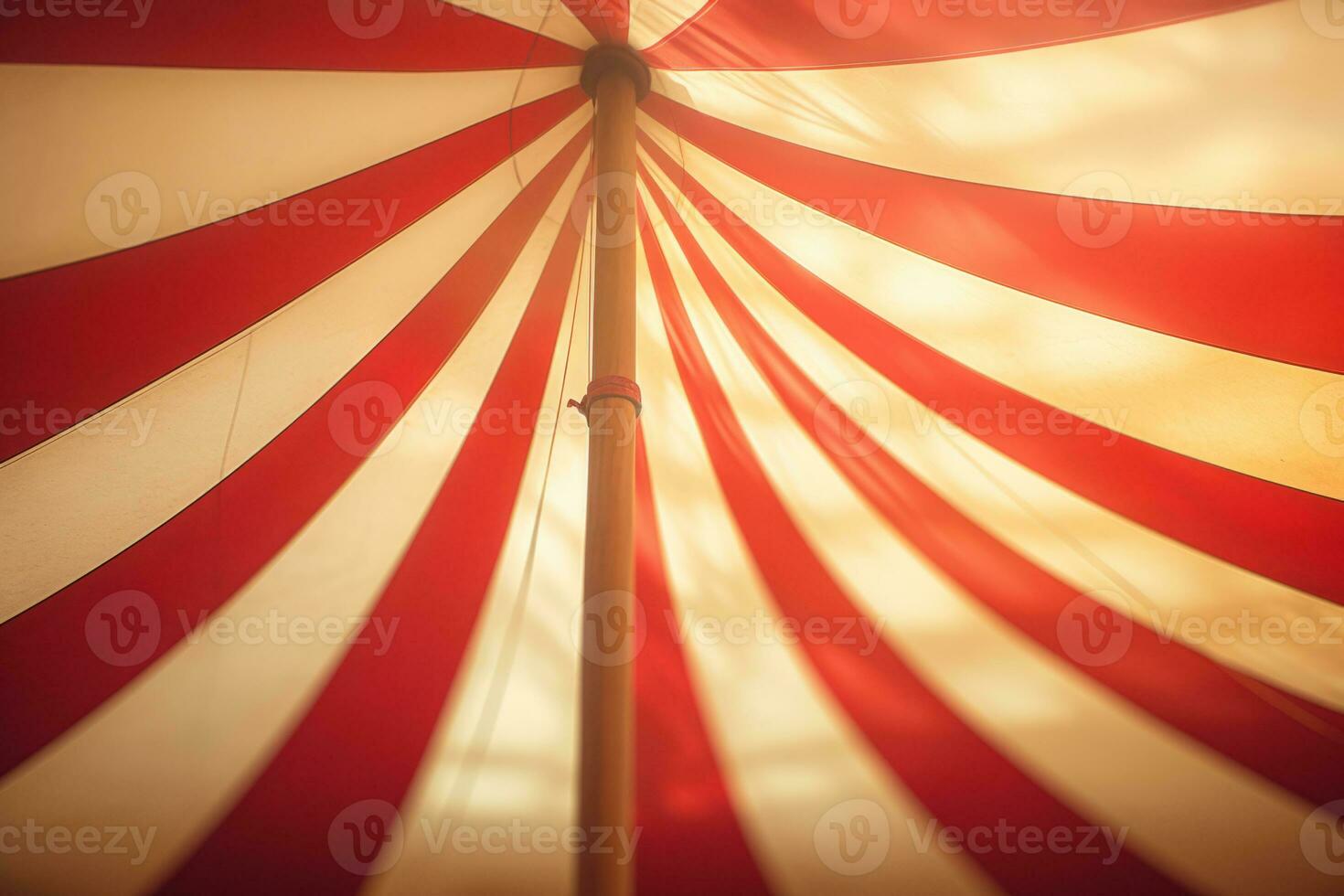 Circus tent seen from inside. Generative AI photo