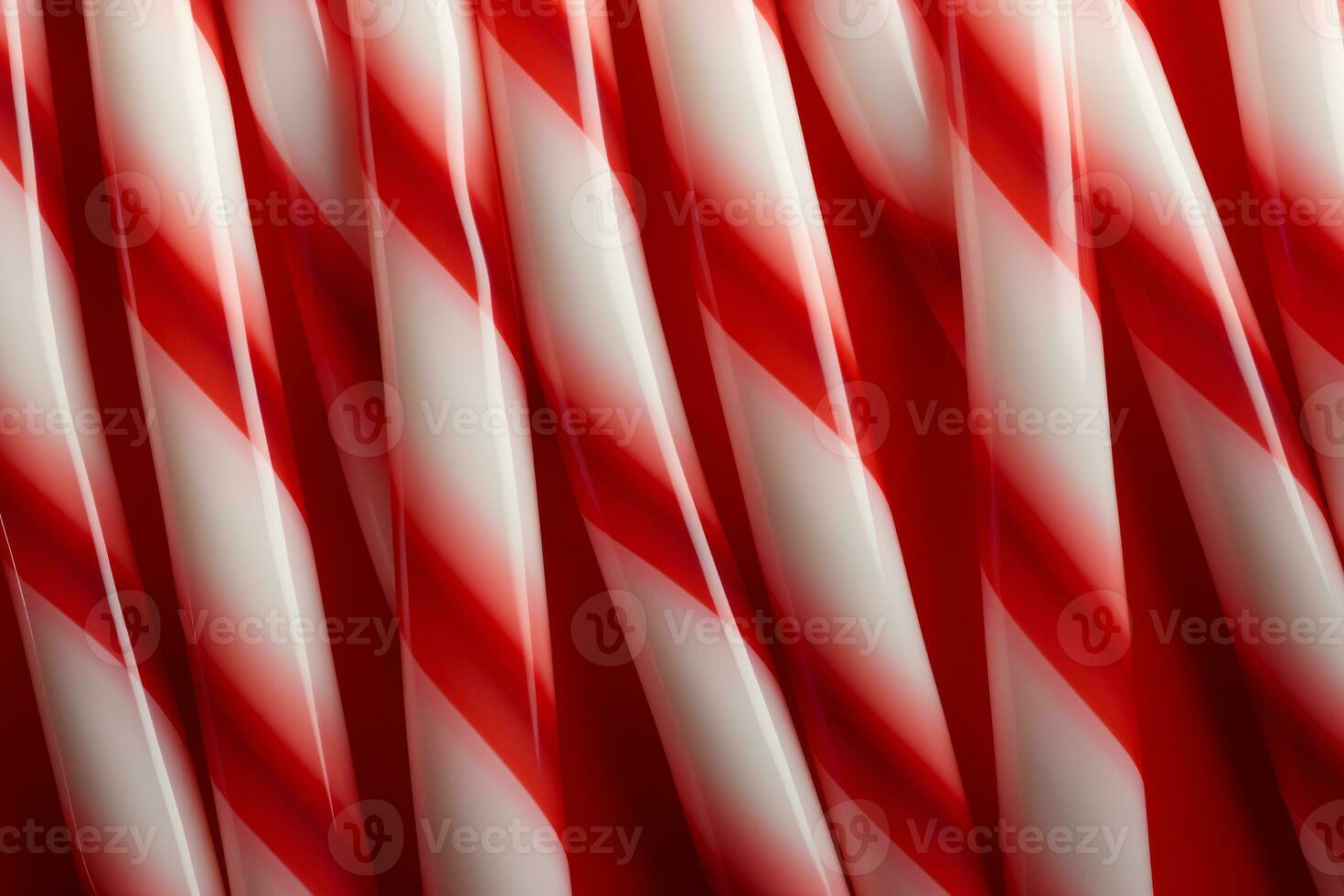 Candy cane stripes pattern. Generative AI photo