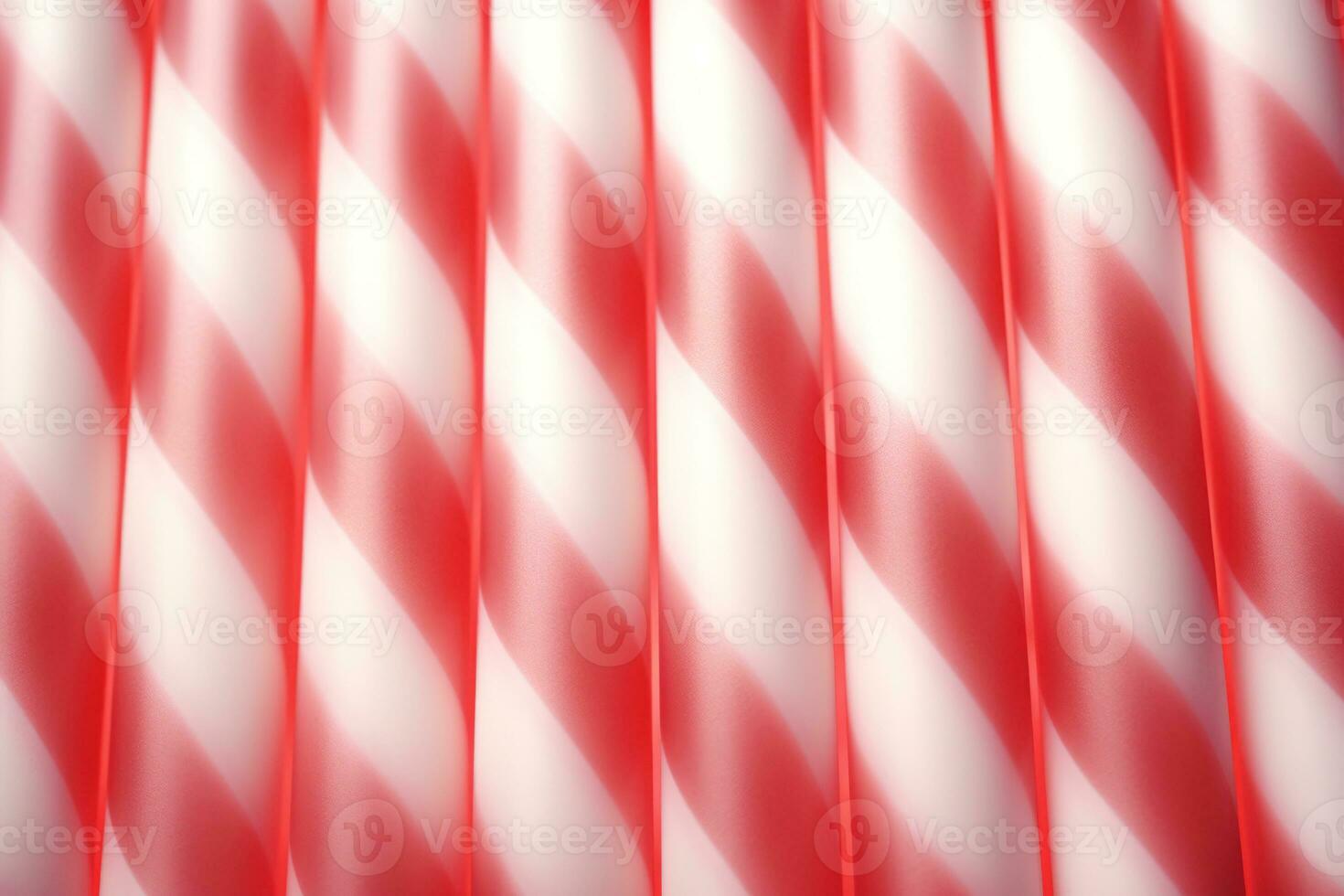 Candy cane stripes pattern. Generative AI photo