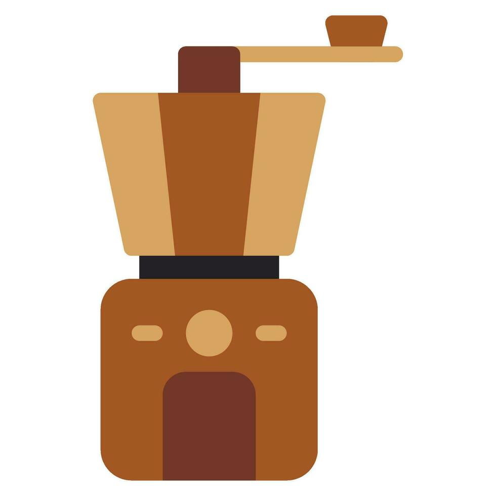 icono de molinillo de café vector