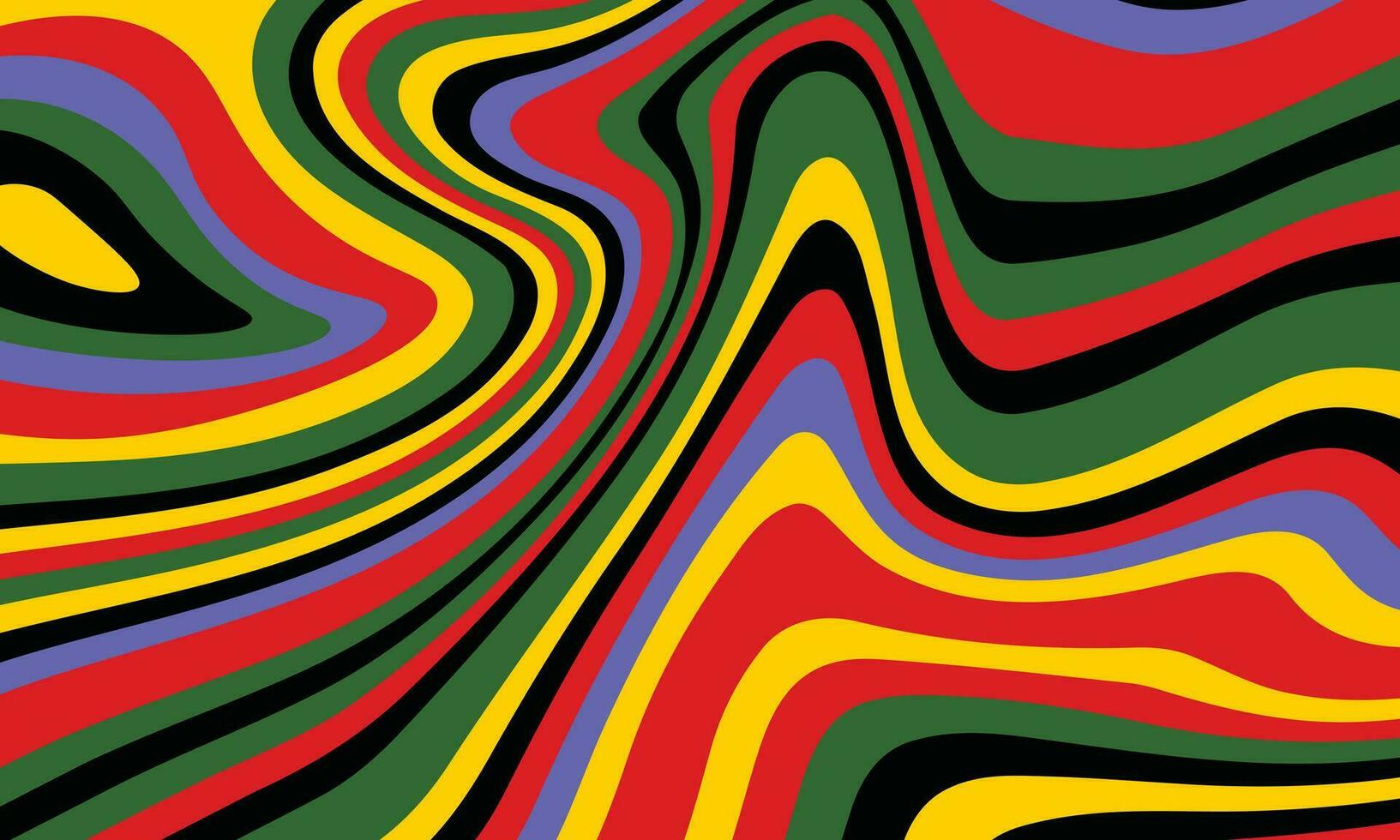 Psychedelic groovy background. Colorful abstract background. vector