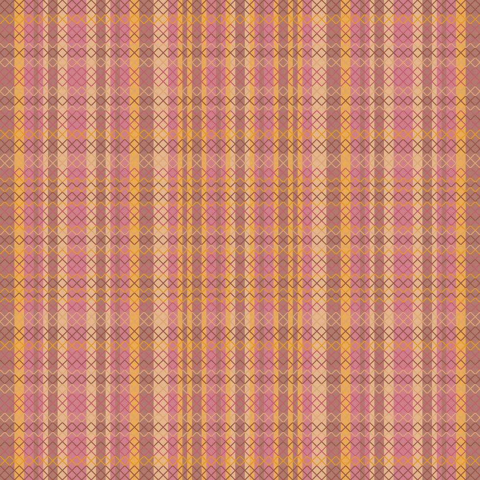 Tartan plaid pattern with texture and coffee color. vector