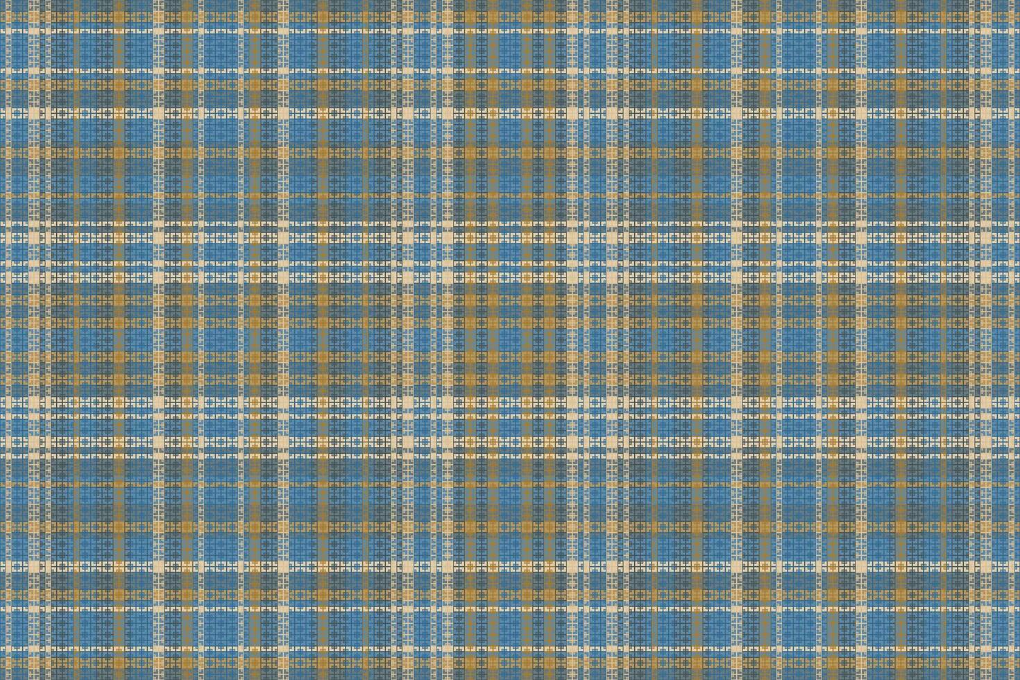 Tartan plaid pattern with texture and coffee color. vector