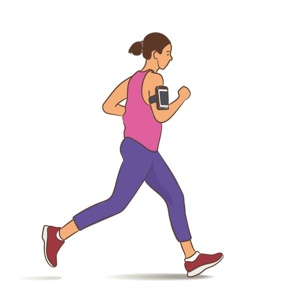 Vector about Healthy lifestyle concept illustration