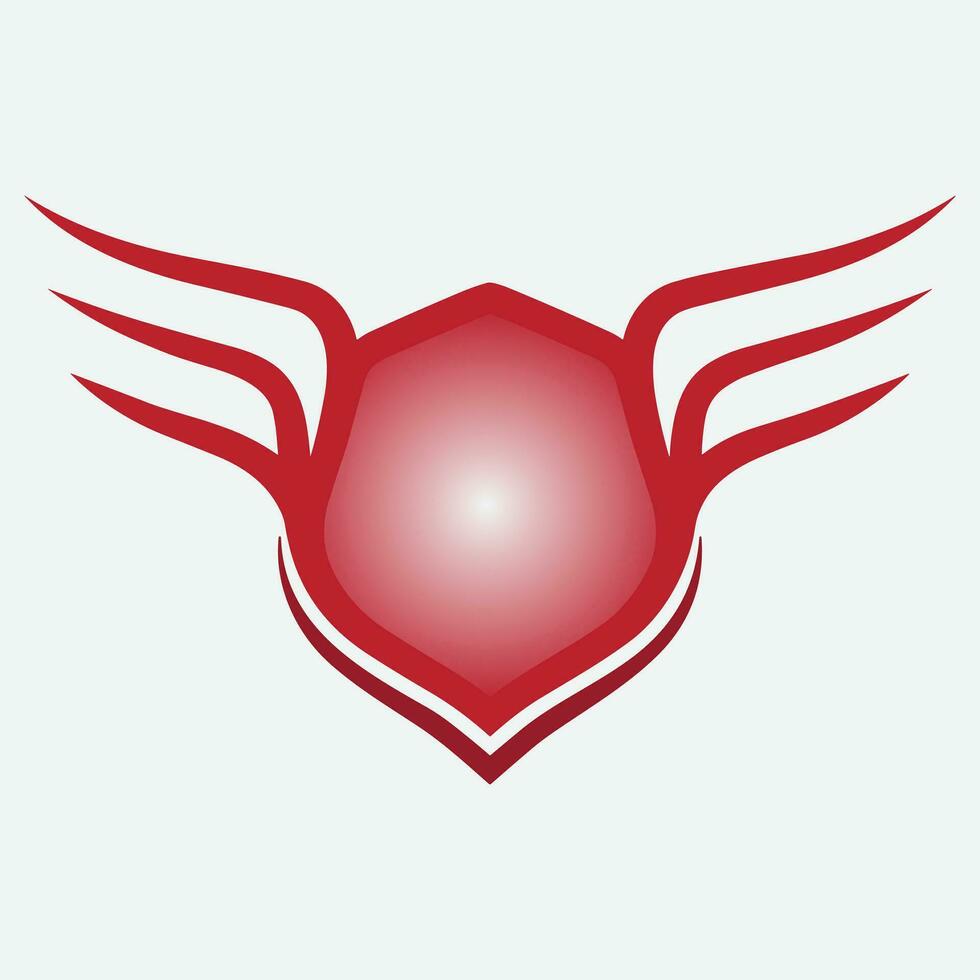 wings icon. Wings vector design illustration. Wings icon simple sign