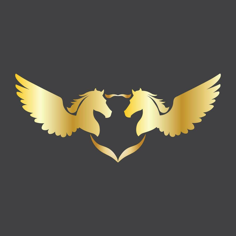 Angel wings vector hand drawn illustration