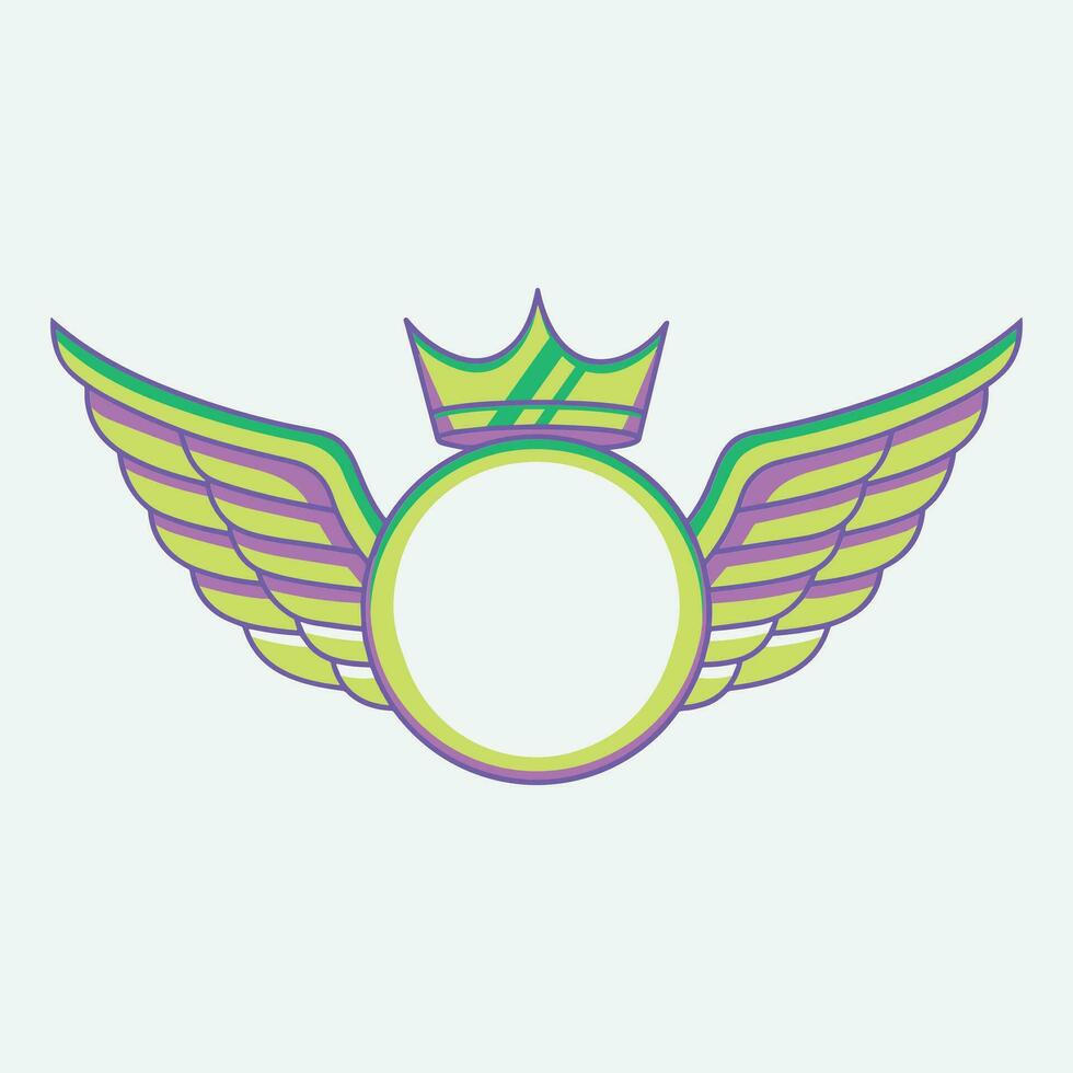 wings icon. Wings vector design illustration. Wings icon simple sign