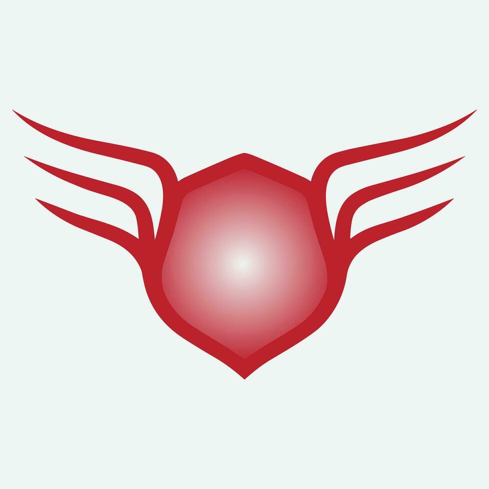 wings icon. Wings vector design illustration. Wings icon simple sign