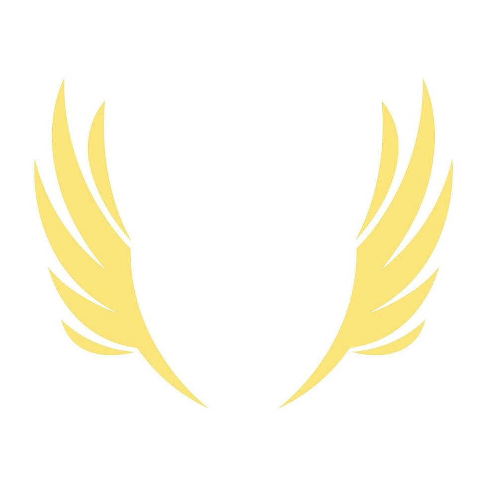 Winged frames. Flying bird shield emblem, eagle wings badge frame and retro aviation fast wing symbol vector
