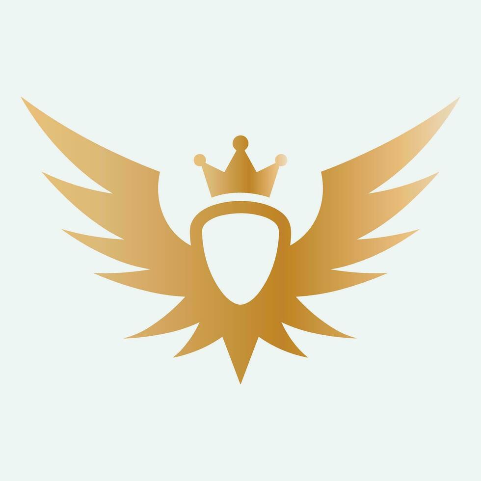 Angel wings vector hand drawn illustration