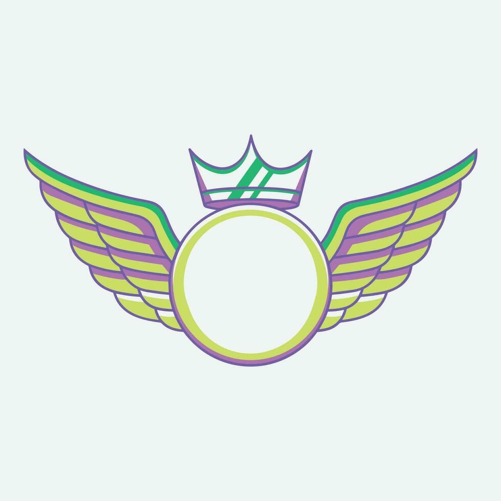 wings icon. Wings vector design illustration. Wings icon simple sign