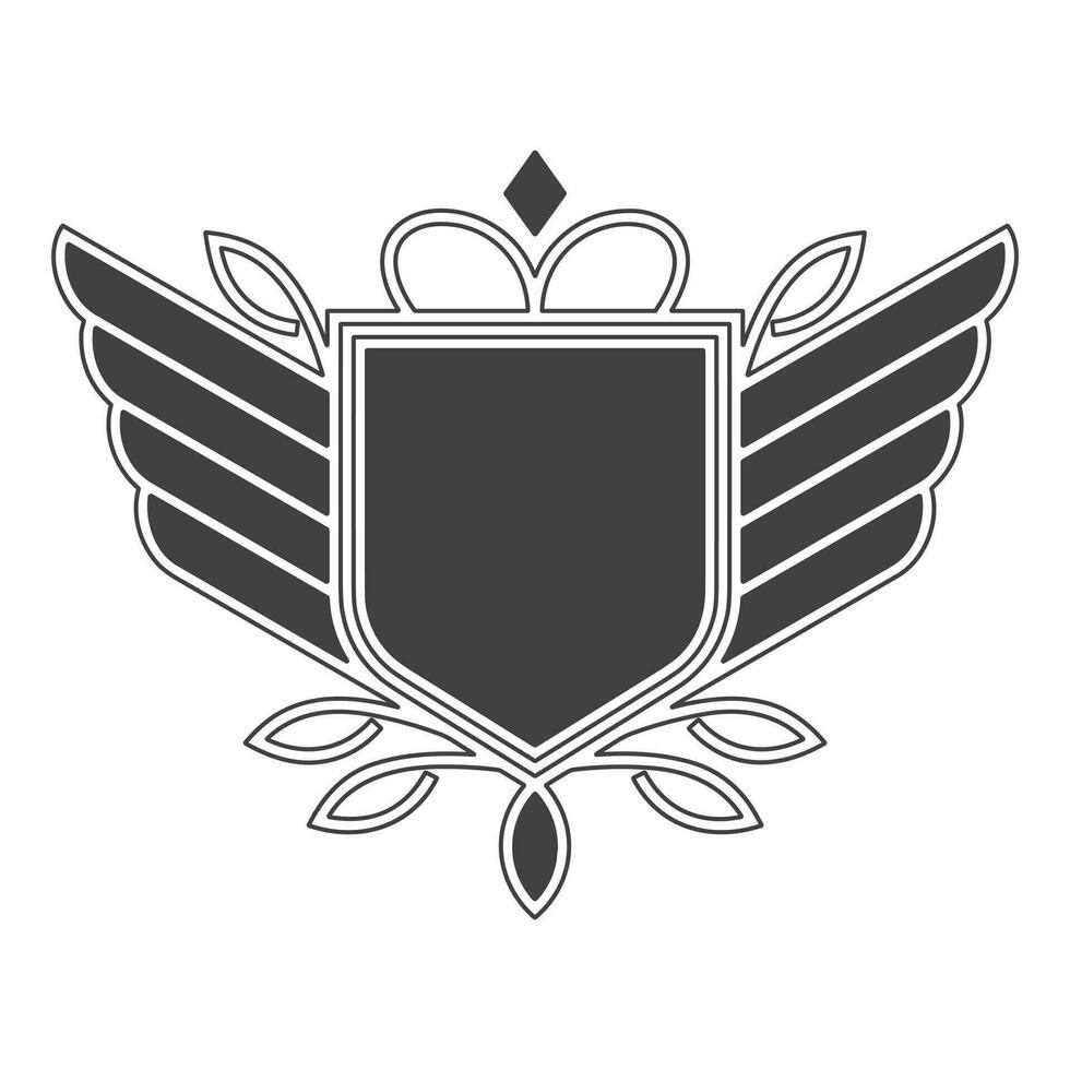 wings icon. Wings vector design illustration. Wings icon simple sign