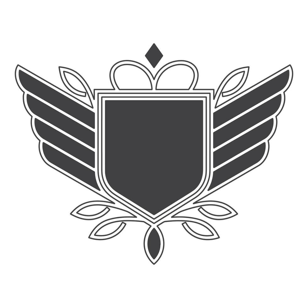 wings icon. Wings vector design illustration. Wings icon simple sign