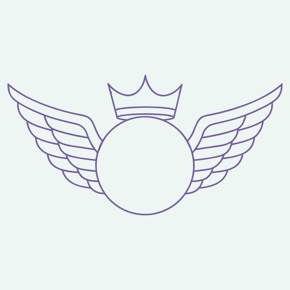 Wings vector icons