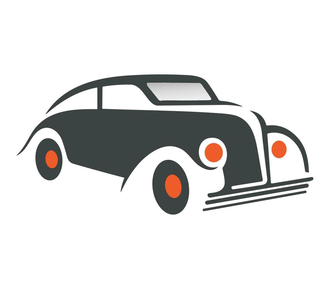 icono de vector de plantilla de logotipo de coche automático