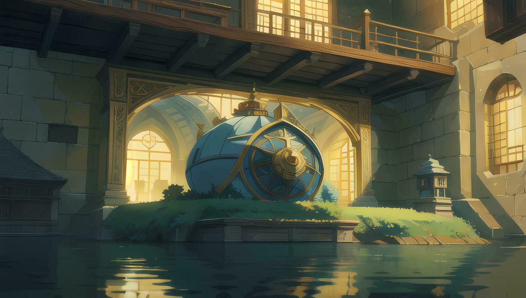 Beautiful Assortment Background Art for Graphic Novel Anime Manga Wallpaper photo