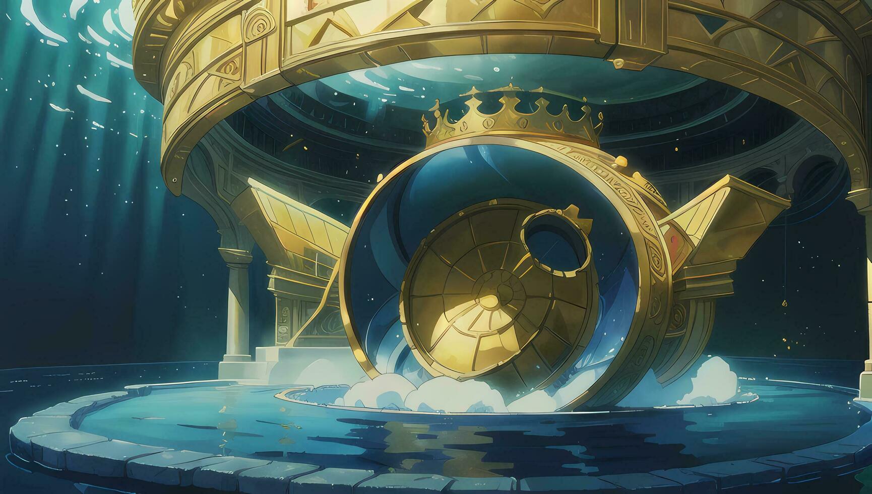 Beautiful Assortment Background Art for Graphic Novel Anime Manga Wallpaper photo