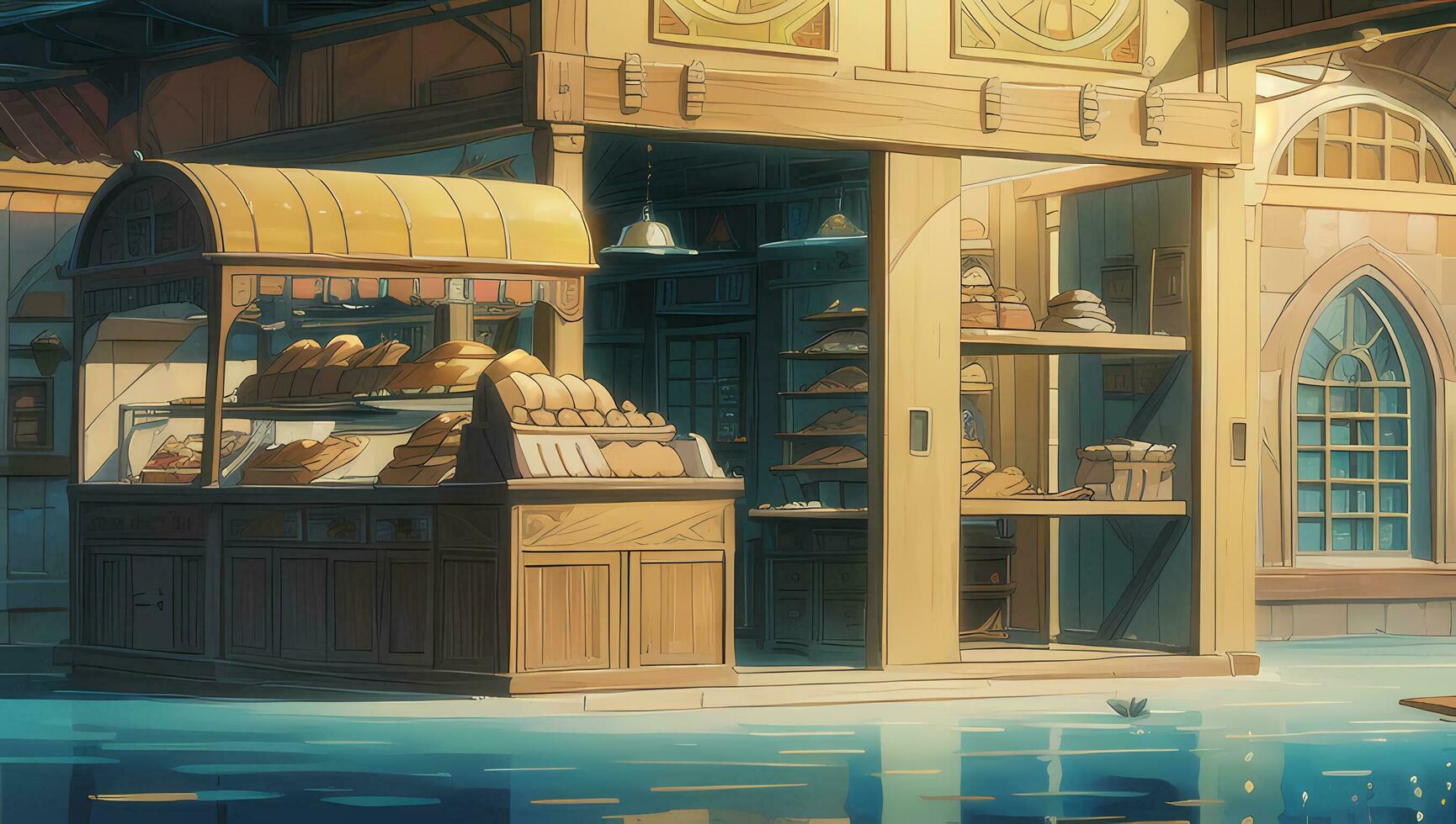 Bakery General Store Graphic Novel Anime Manga Wallpaper photo
