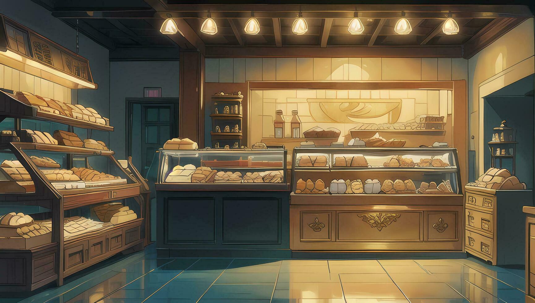 Bakery General Store Graphic Novel Anime Manga Wallpaper photo