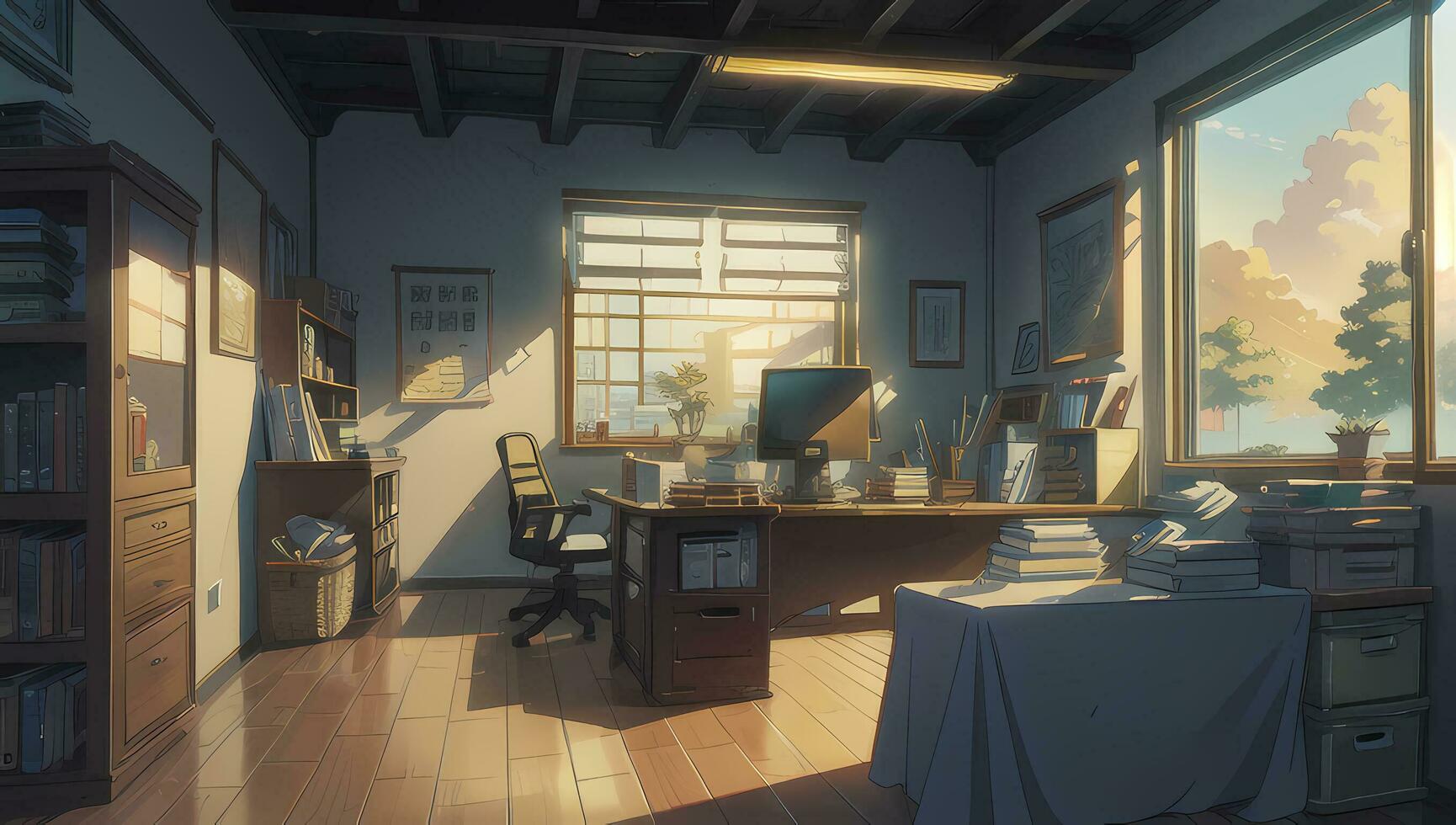 Anime Room PC, Aesthetic Anime Room, HD wallpaper