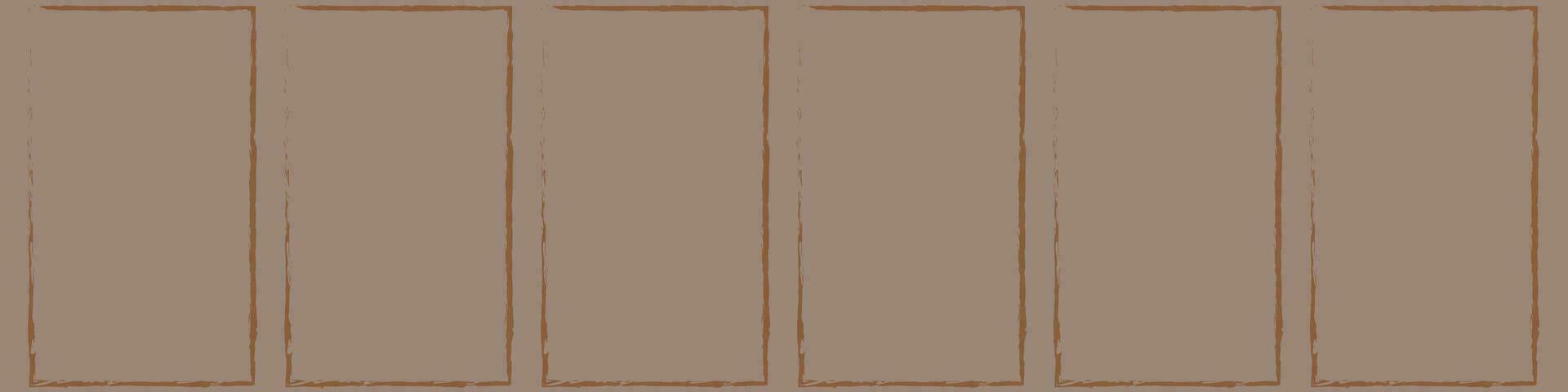 Grunge square and rectangle frames. Ink empty black boxes set. Rectangle borders collections. Rubber square stamp imprint. Vector illustration isolated on white background.