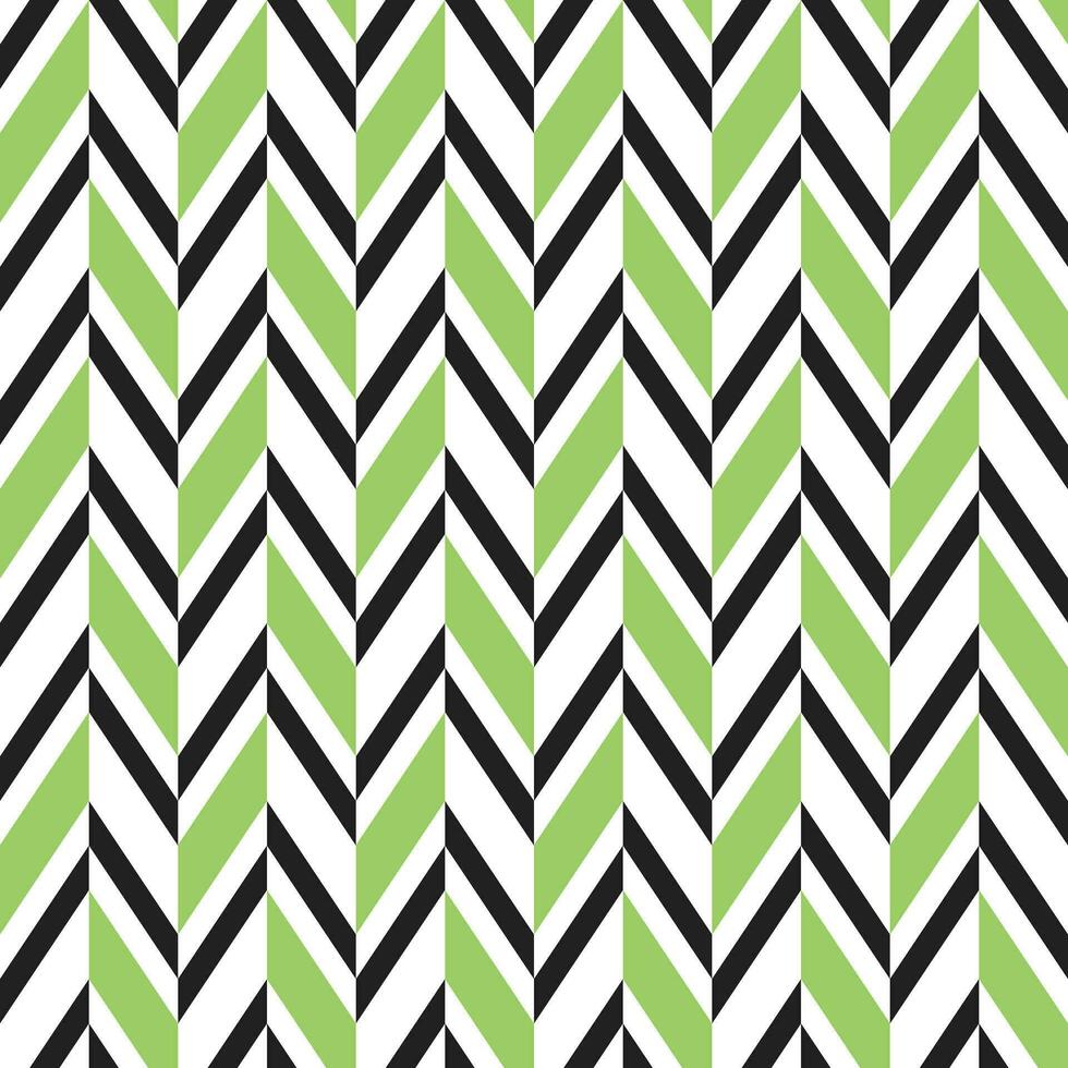 Light green and black herringbone pattern. Herringbone vector pattern. Seamless geometric pattern for clothing, wrapping paper, backdrop, background, gift card.