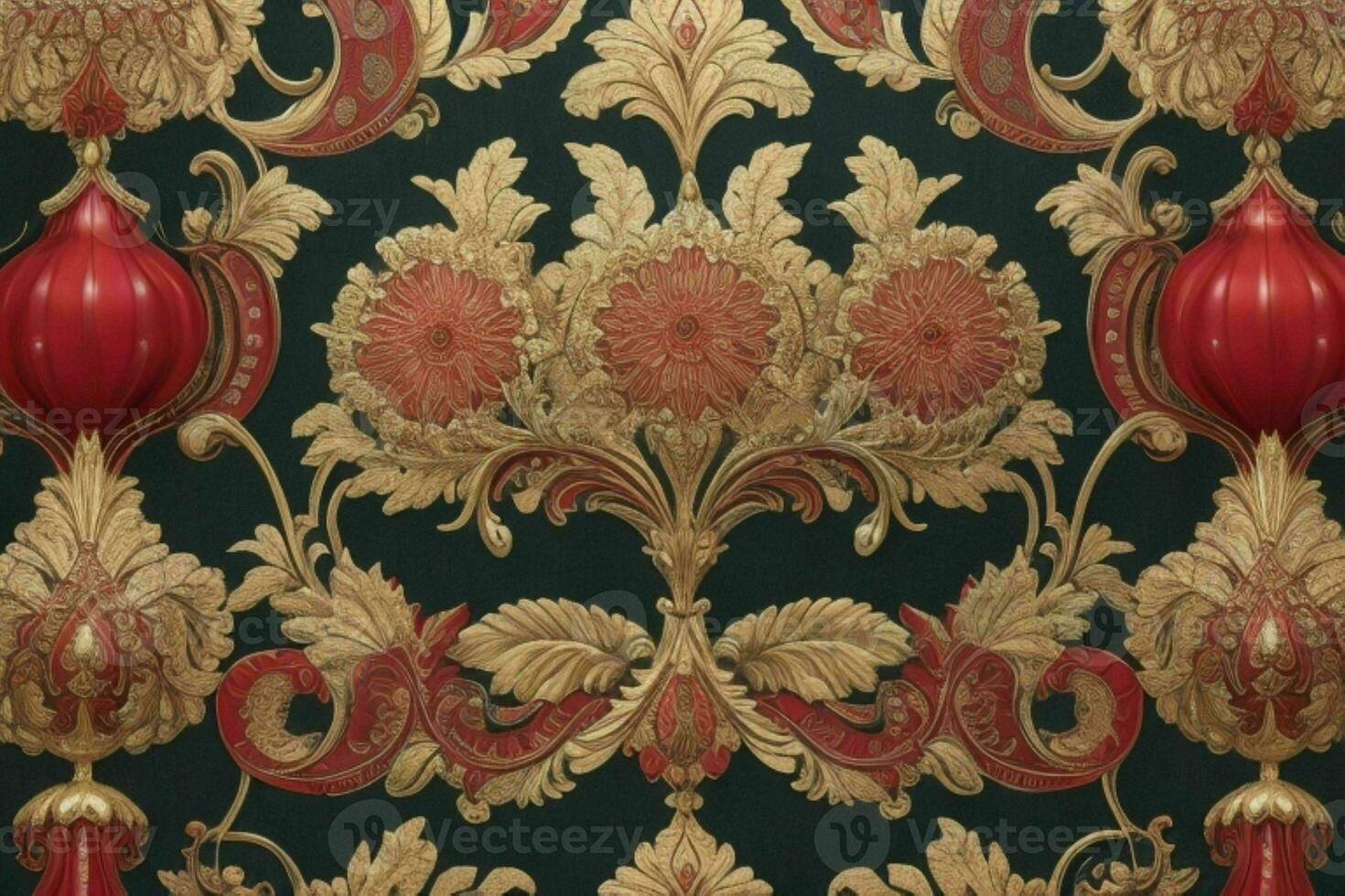 Ornament walpaper pattern texture background. AI Generative Pro Photo