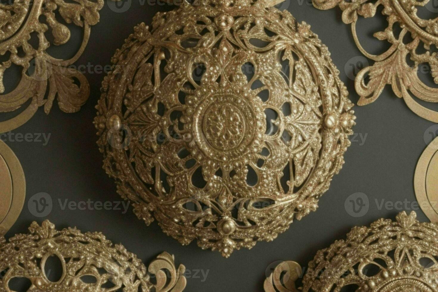 Ornament walpaper pattern texture background. AI Generative Pro Photo