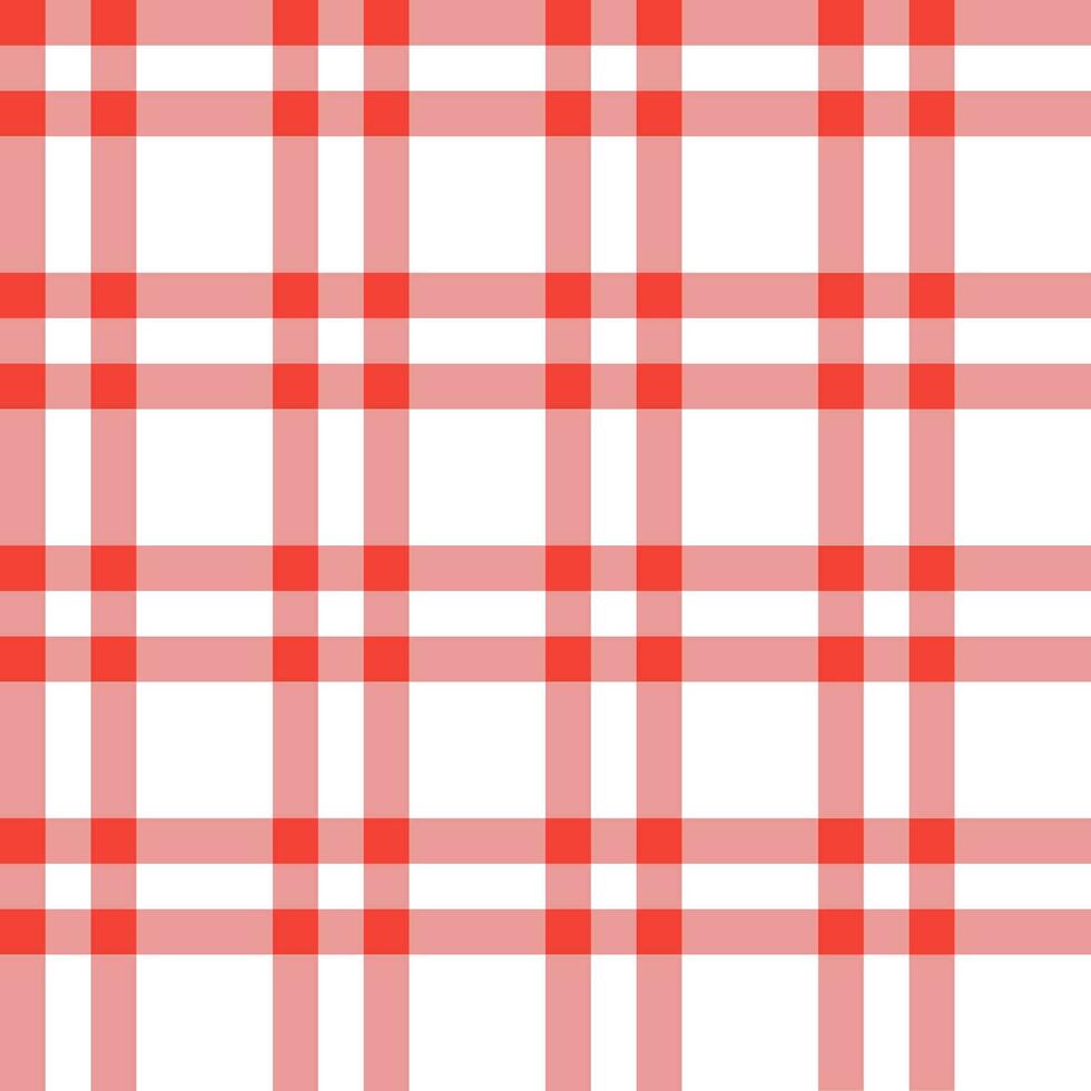 Red plaid pattern. plaid pattern background. plaid background. Seamless pattern. for backdrop, decoration, gift wrapping, gingham tablecloth, blanket, tartan. vector