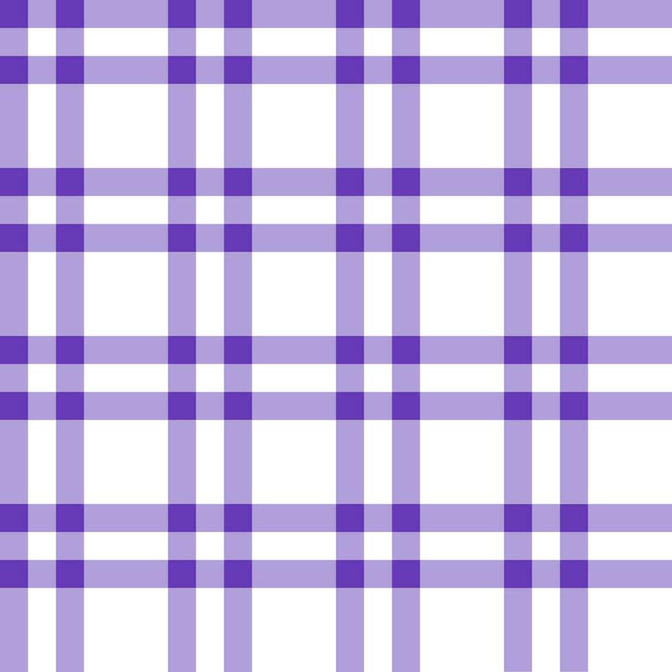 Purple plaid pattern. plaid pattern background. plaid background. Seamless pattern. for backdrop, decoration, gift wrapping, gingham tablecloth, blanket, tartan. vector