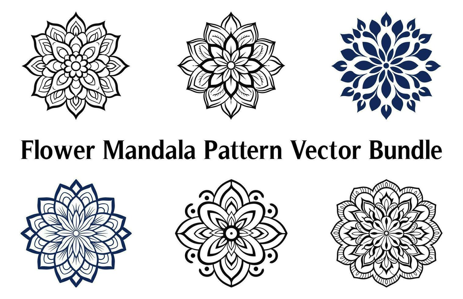 Free abstract circular pattern mandala Vector, Mandala Line Drawing Design, Ornamental Mandala with floral patterns, Ornamental luxury mandala pattern, Set of Vector boho mandala illustration