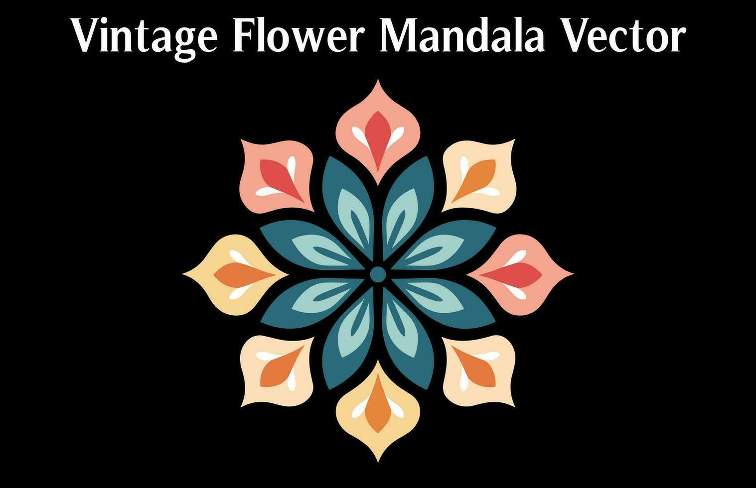 Colorful Mandala Vector Bundle Free, Set of Vector boho mandala illustration, Ornamental Floral Mandala Free