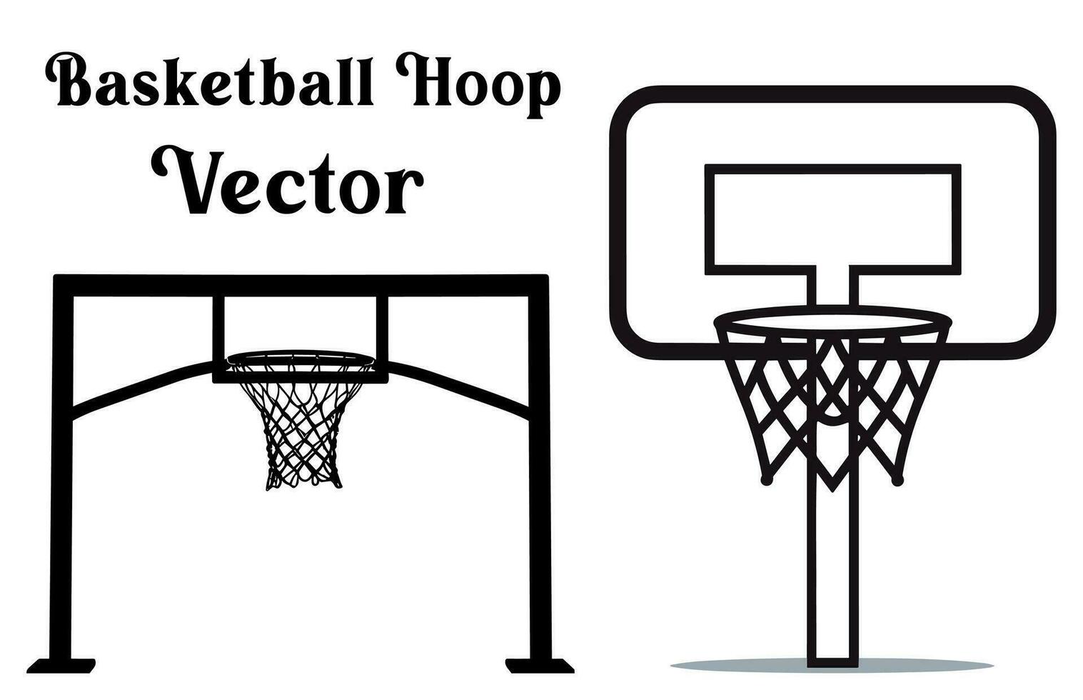 Basketball Hoop Vector design isolated on white background, Hoop, Hoop icon, Hoop illustration