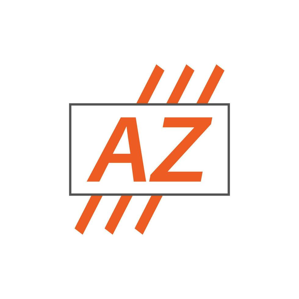 letter AZ logo. A Z. AZ logo design vector illustration for creative company, business, industry. Pro vector