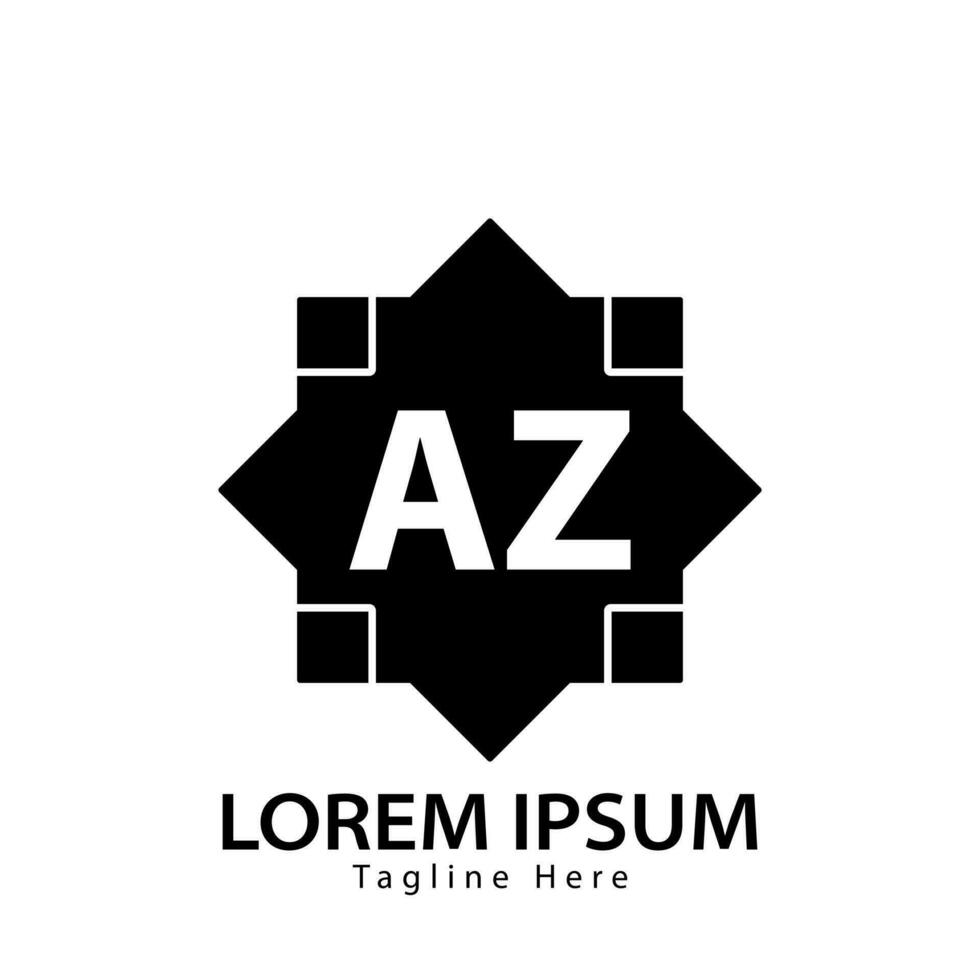 letra Arizona logo. un z. Arizona logo diseño vector ilustración para creativo compañía, negocio, industria. Pro vector