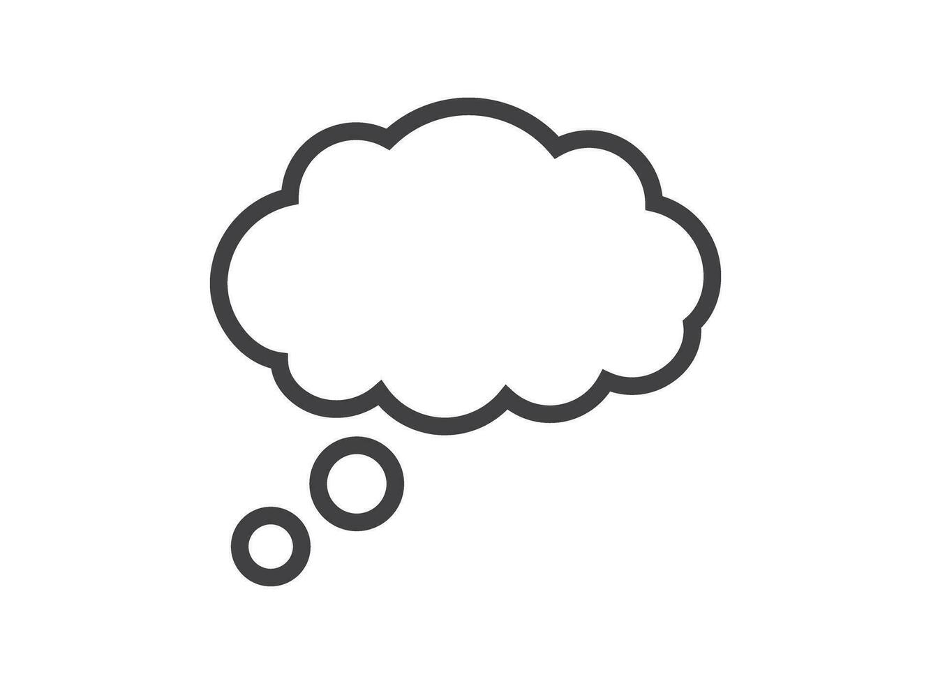 Dialogue balloon icon in flat style. Speech bubble vector illustration on isolated background. Comment sign business concept.